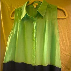 Sleeveless blouse